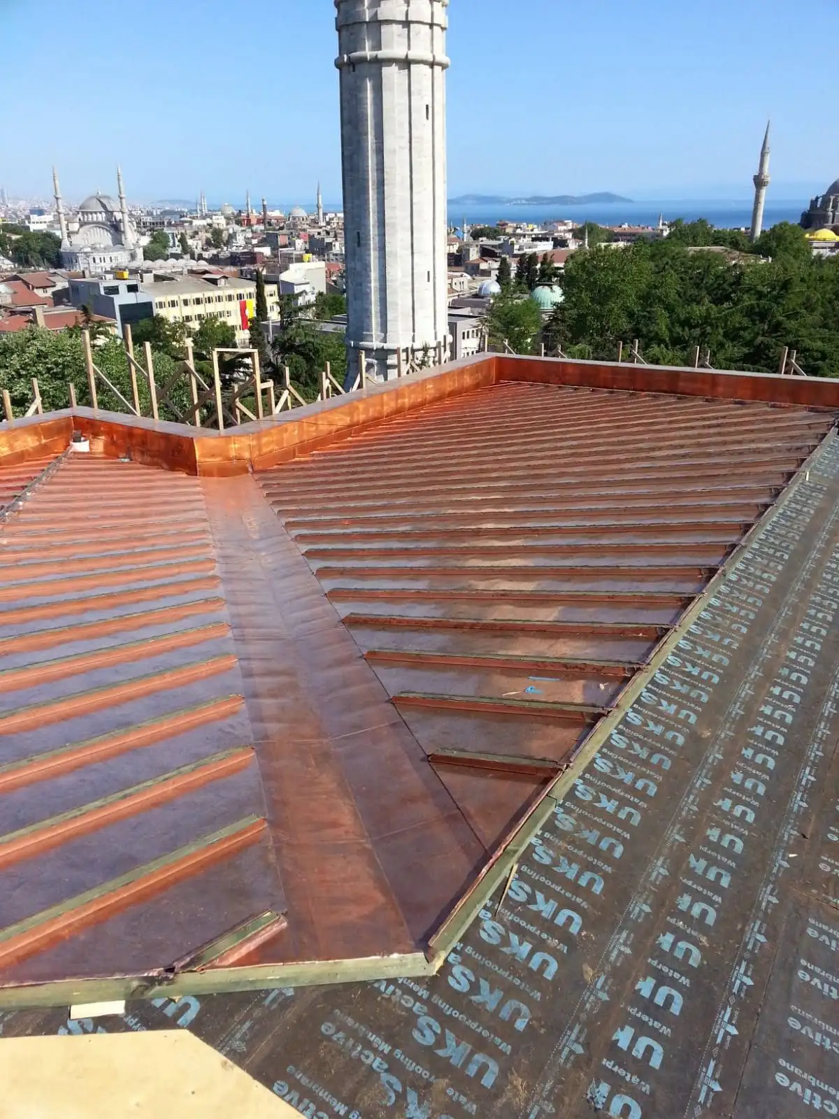 villa kenet çatı köşe büküm
